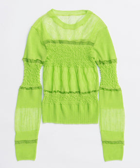 透明的针织套头衫