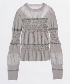 透明的针织套头衫