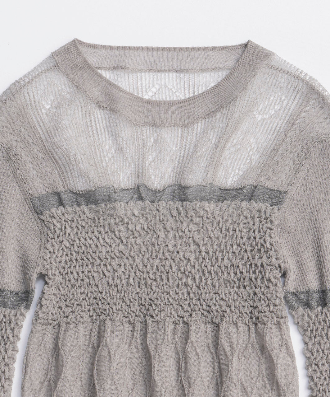 透明的针织套头衫