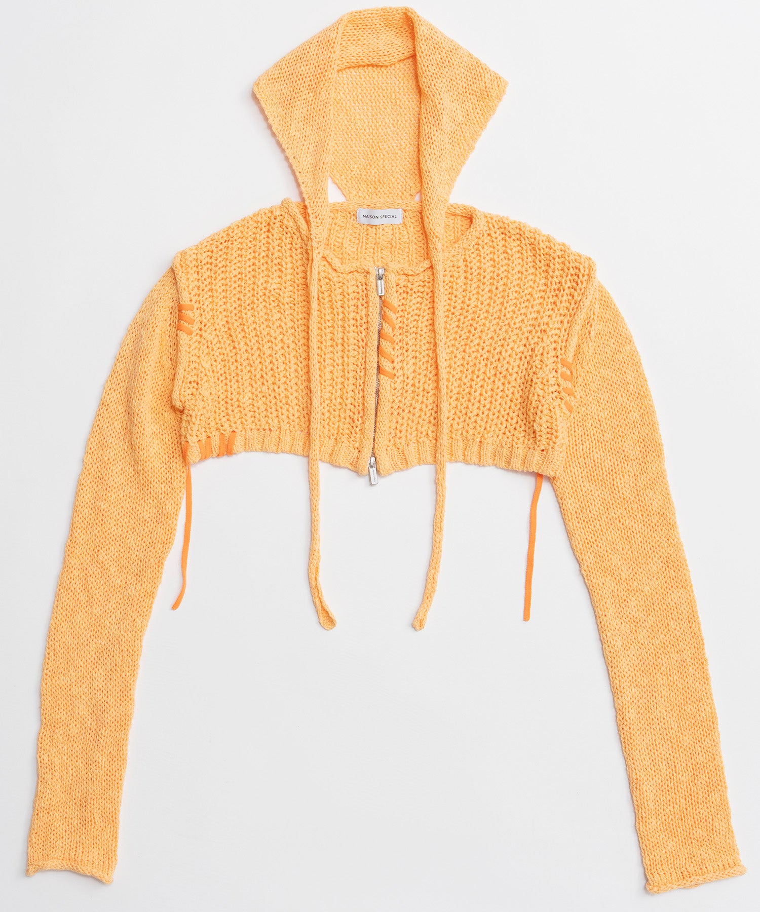 【26SPRING PRE-ORDER】Zip Short Cardigan with Babouche Collar