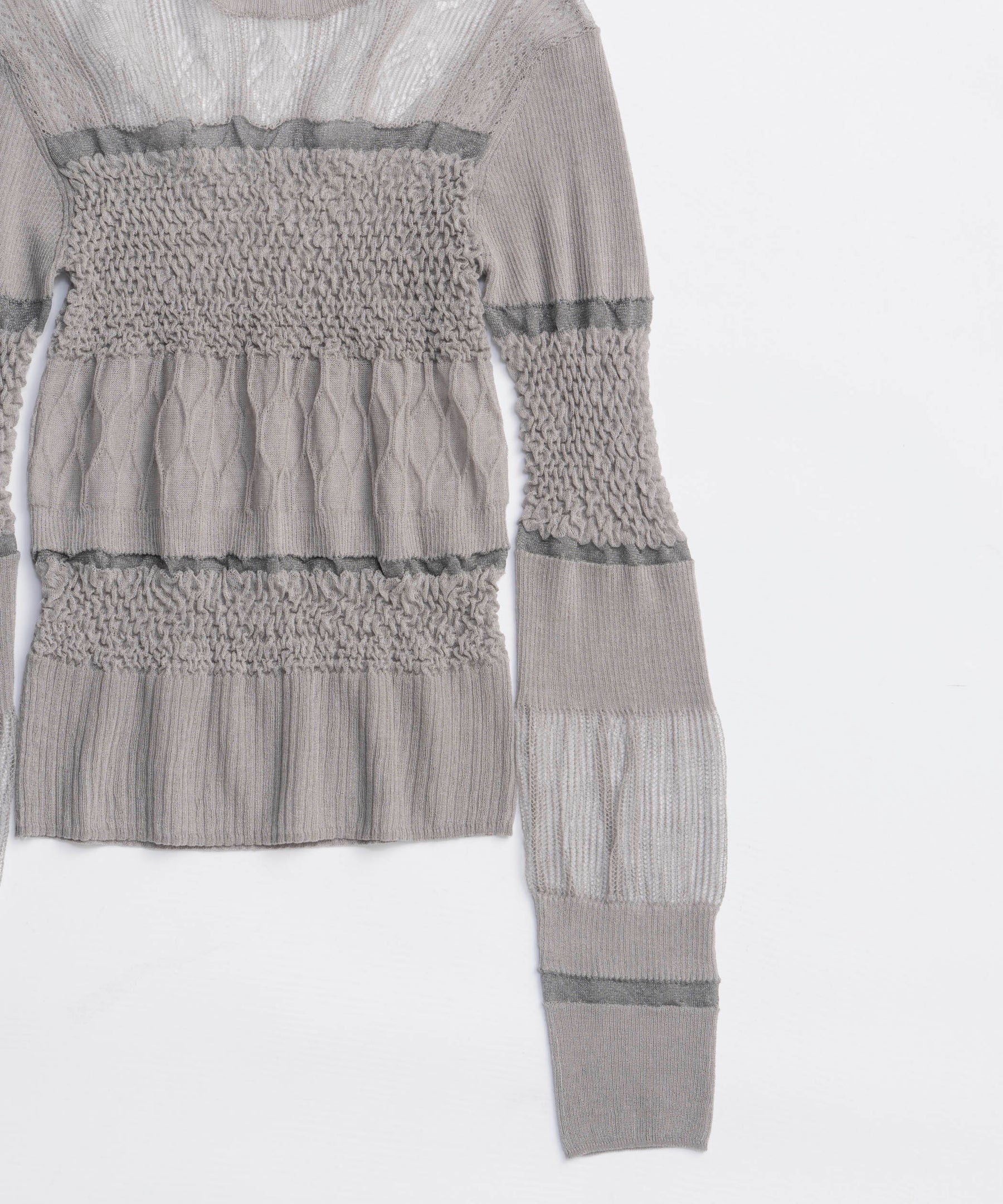 透明的针织套头衫