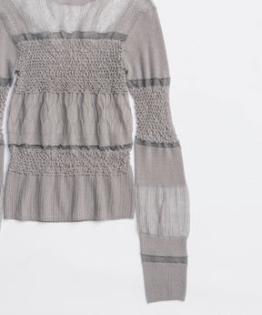 透明的针织套头衫