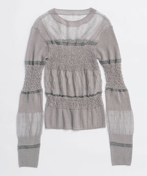 透明的针织套头衫