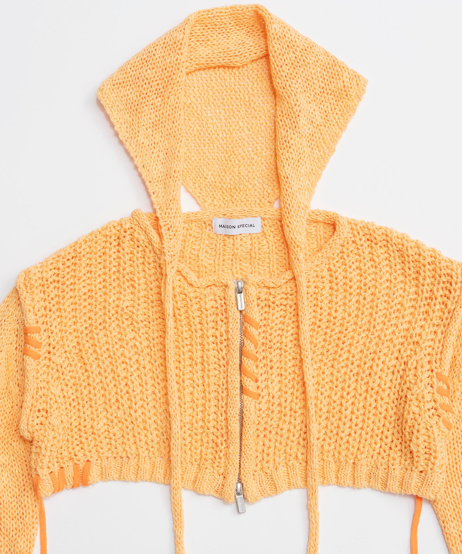 【26SPRING PRE-ORDER】Zip Short Cardigan with Babouche Collar