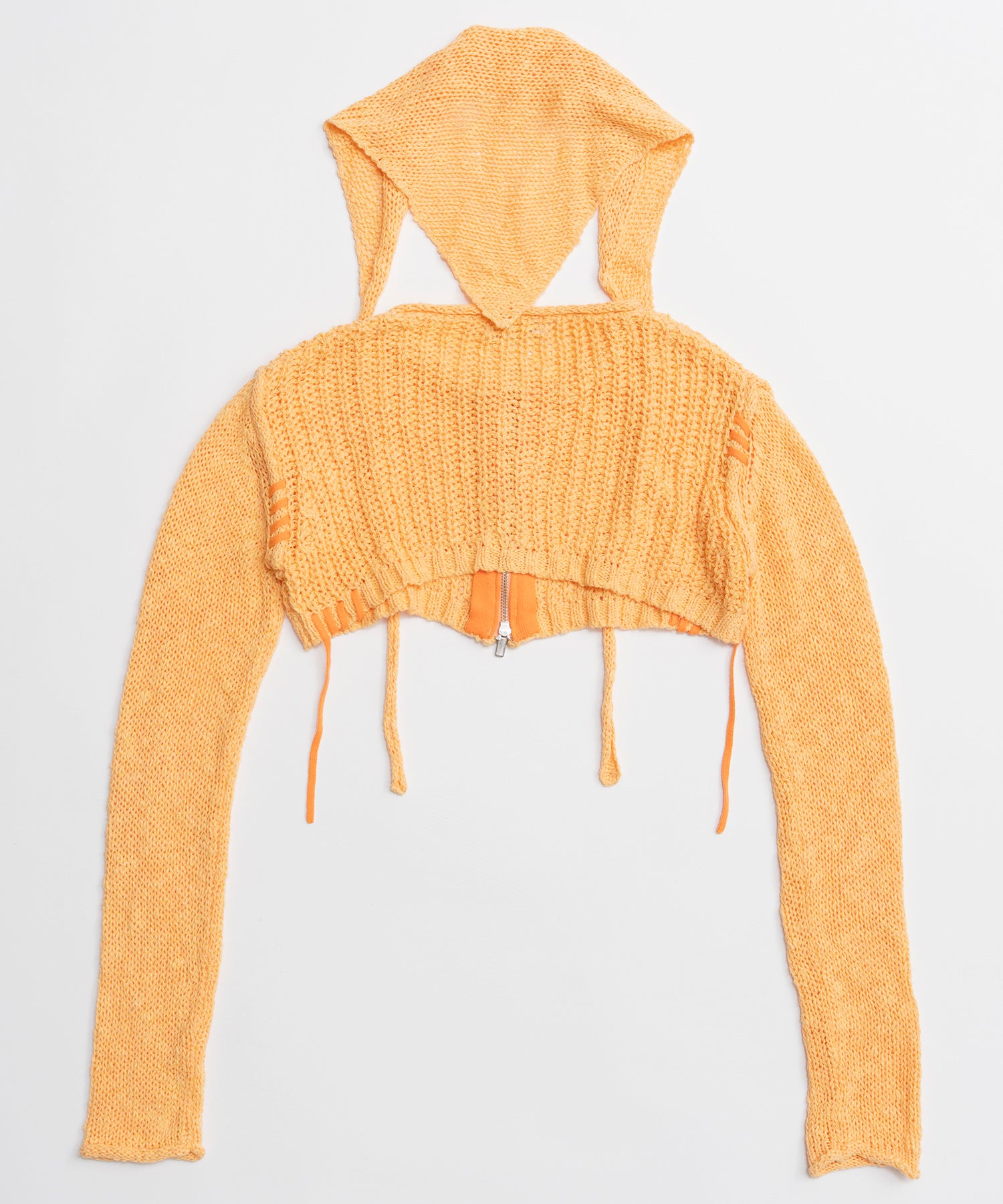 【26SPRING PRE-ORDER】Zip Short Cardigan with Babouche Collar