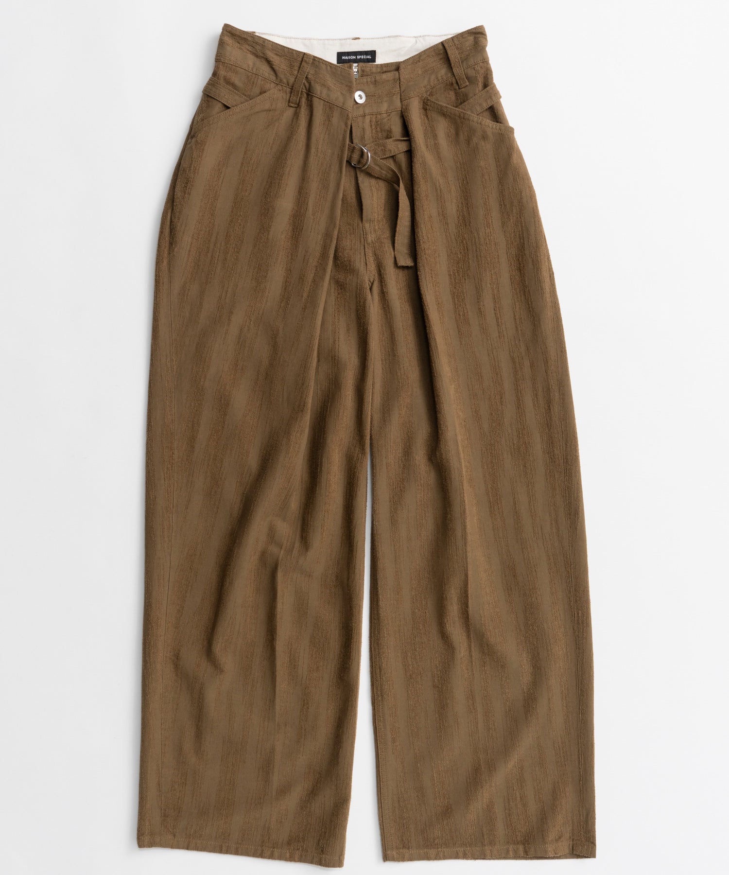 【26AUTUMN PRE-ORDER】Double-Waist Wide Tuck Pants