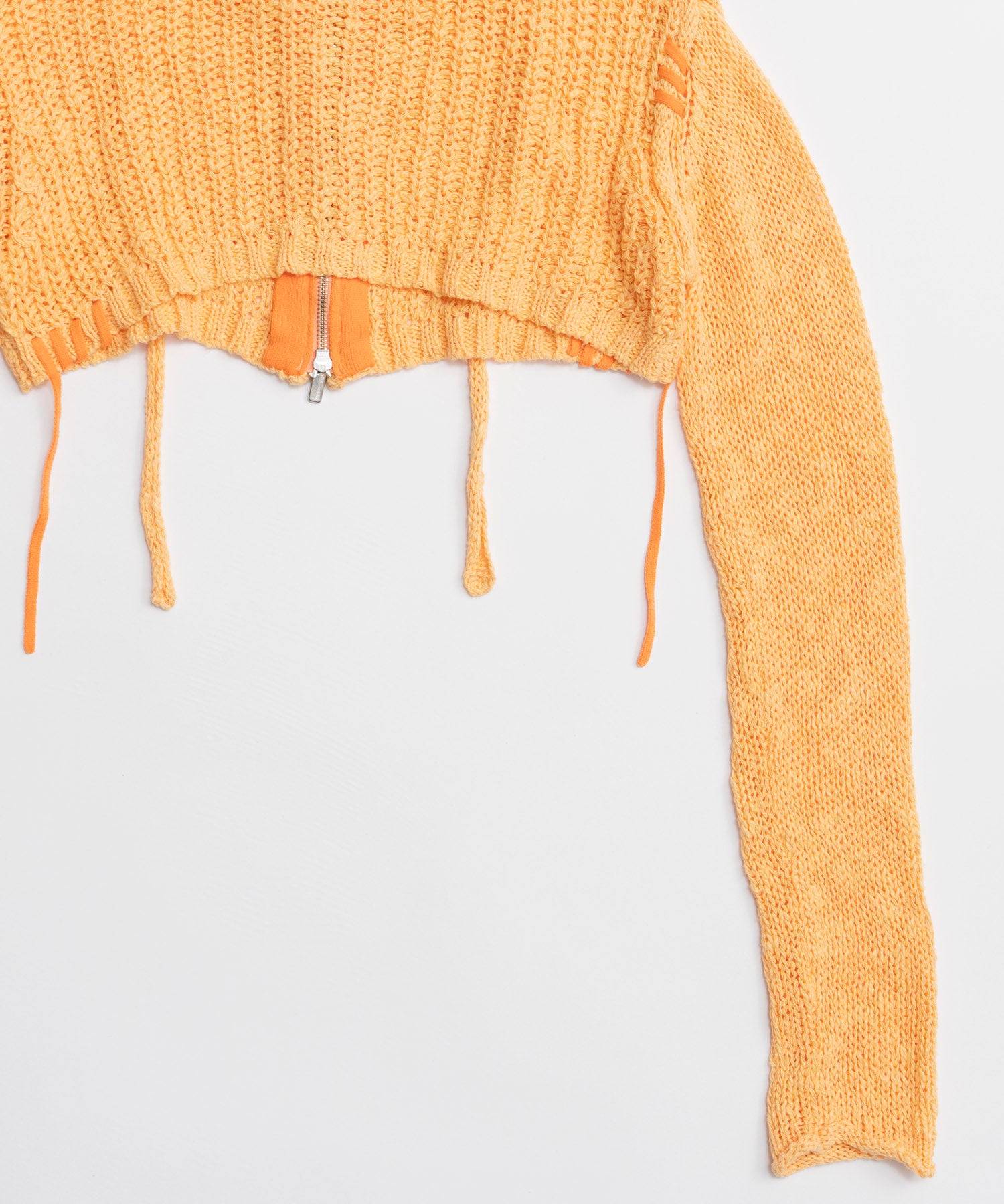 【26SPRING PRE-ORDER】Zip Short Cardigan with Babouche Collar