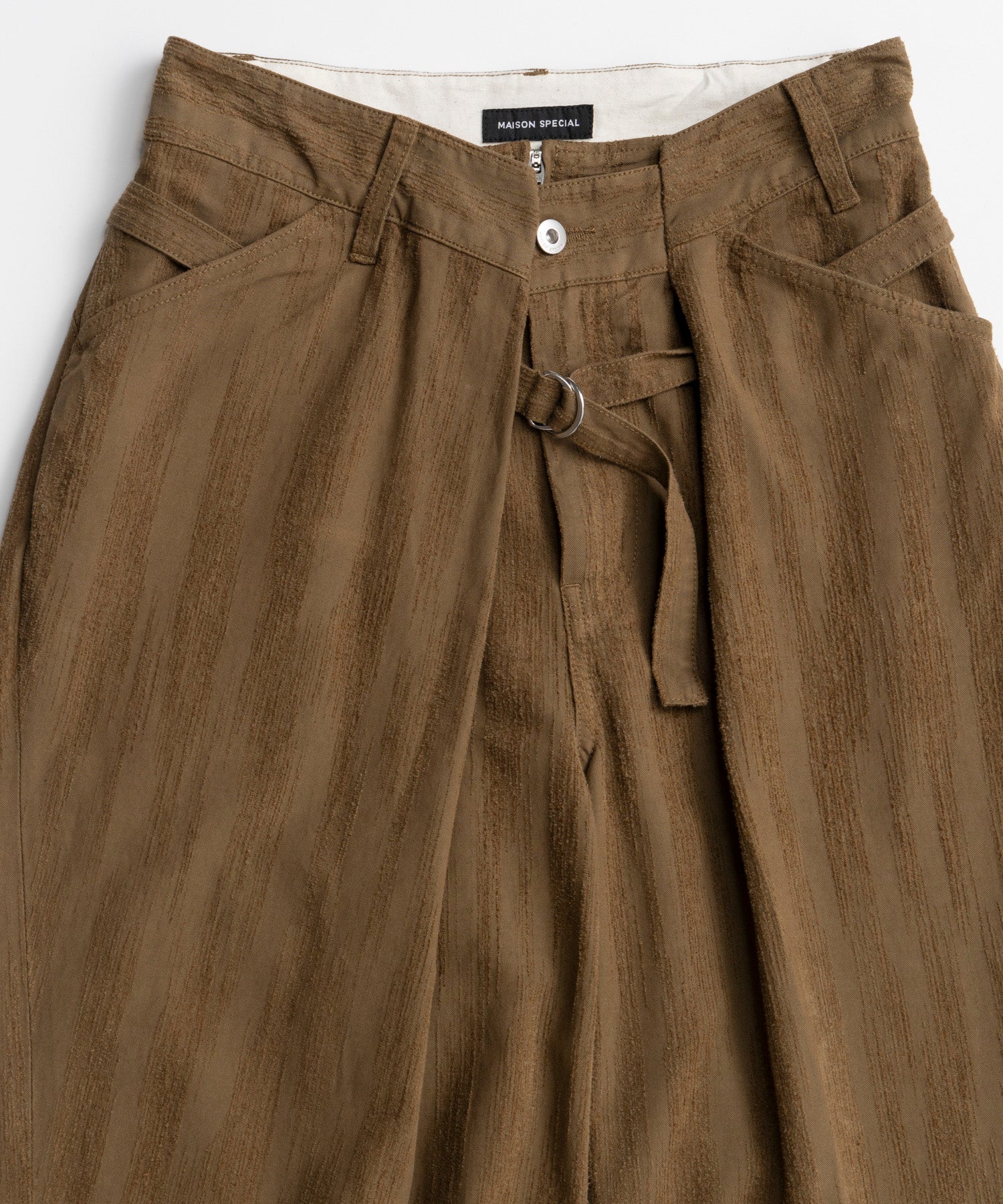 【26AUTUMN PRE-ORDER】Double-Waist Wide Tuck Pants