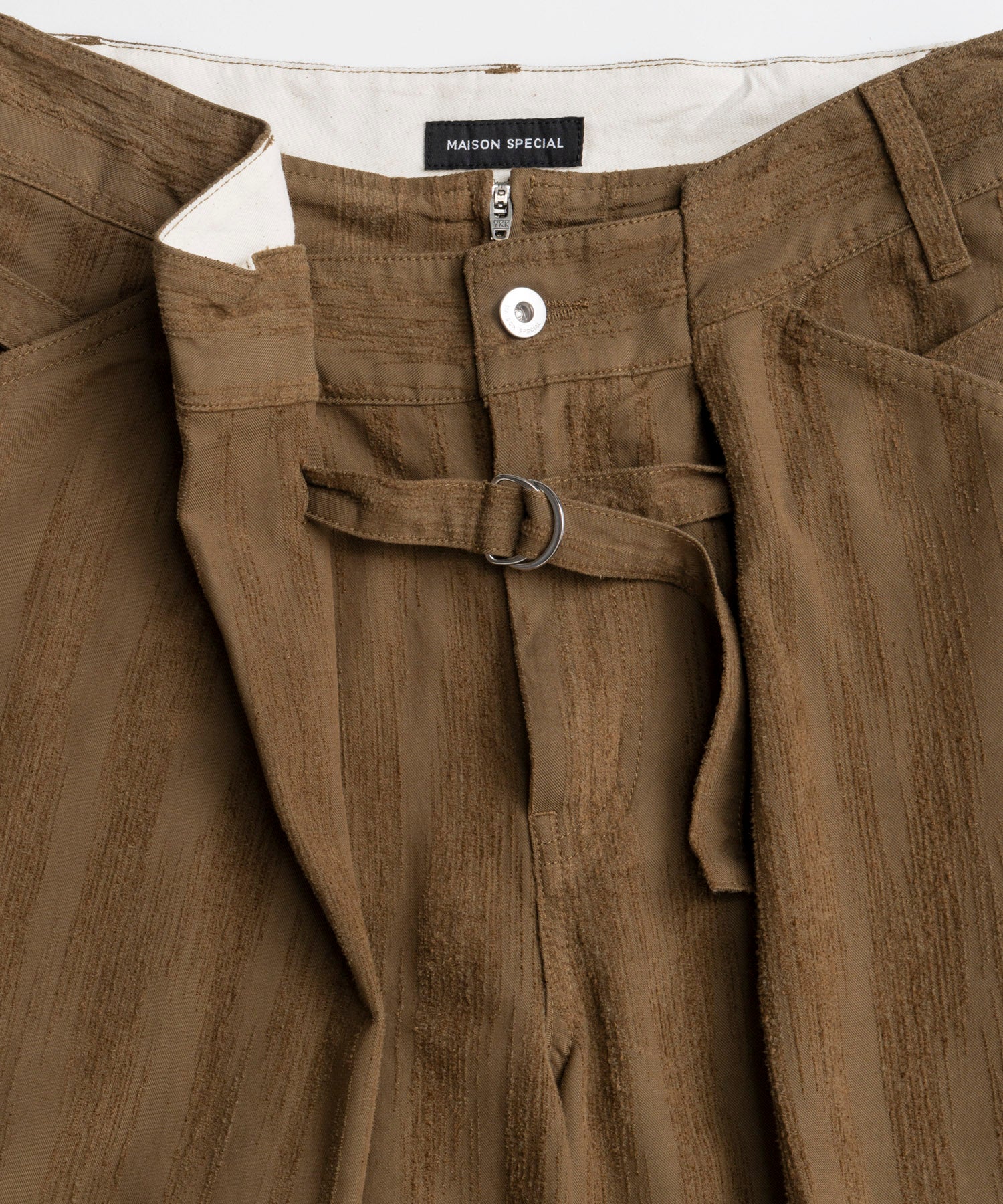 【26AUTUMN PRE-ORDER】Double-Waist Wide Tuck Pants