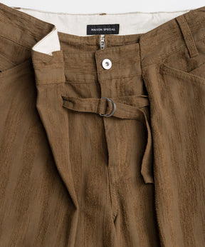 【26AUTUMN PRE-ORDER】Double-Waist Wide Tuck Pants