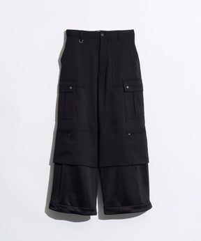 Layered Prime-Wide Cargo Pants