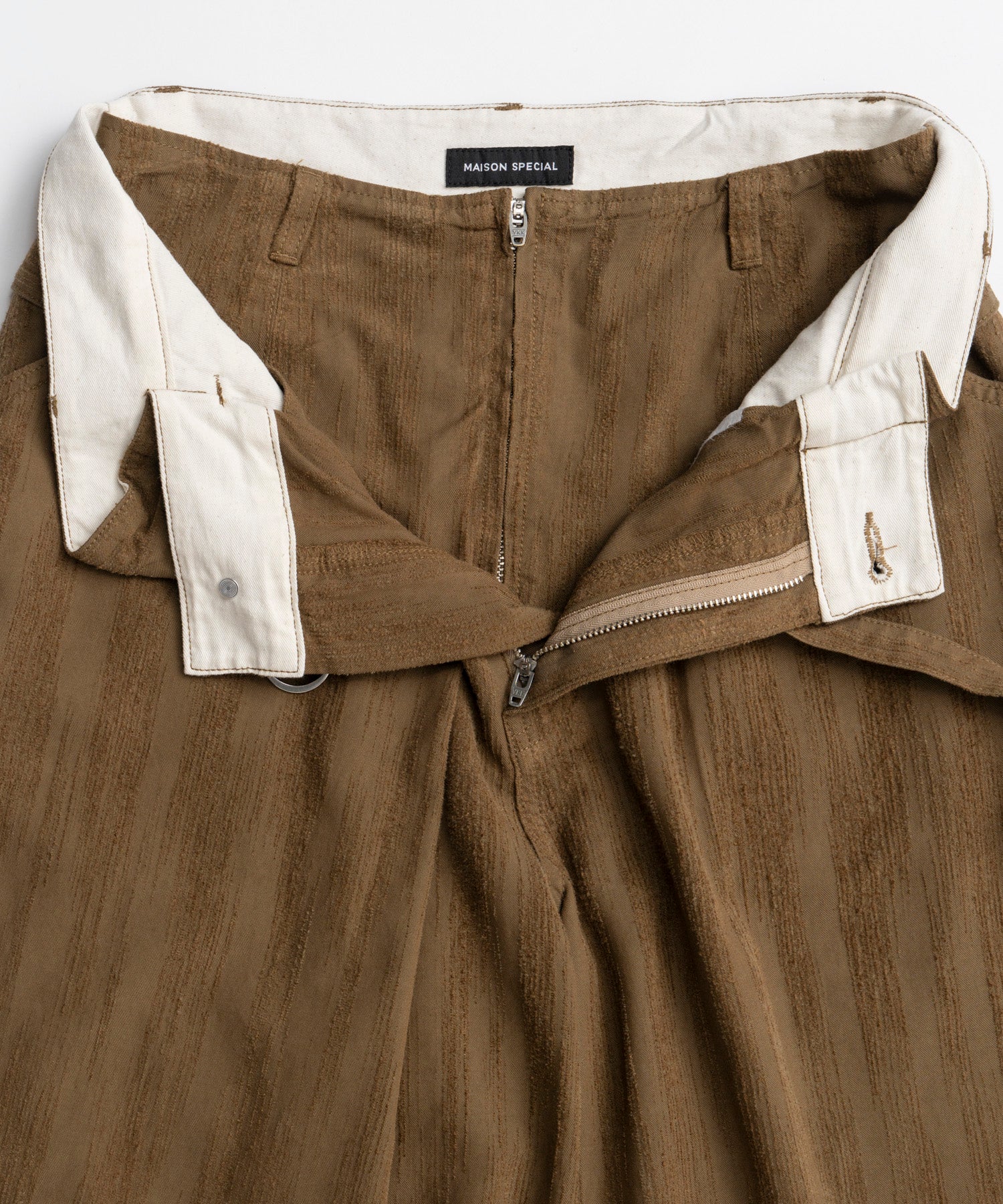 【26AUTUMN PRE-ORDER】Double-Waist Wide Tuck Pants