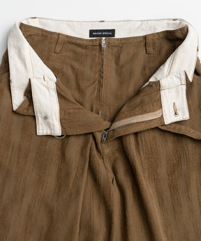 【26AUTUMN PRE-ORDER】Double-Waist Wide Tuck Pants