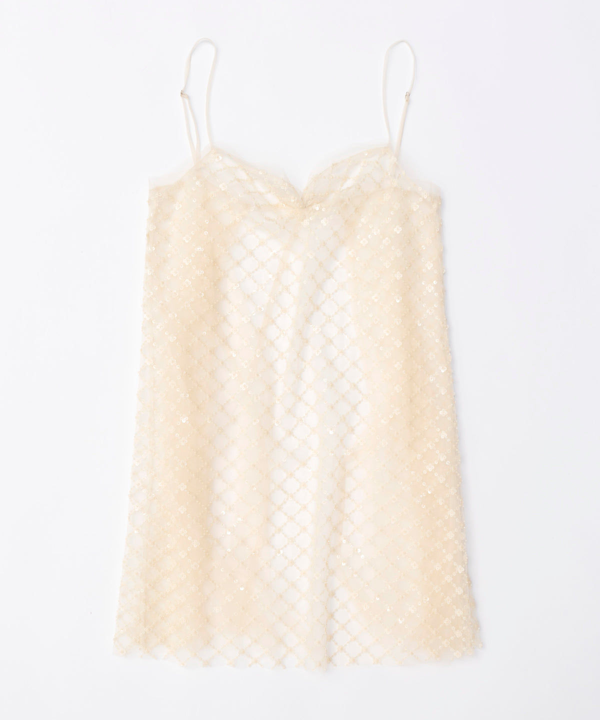 【24SPRING PRE-ORDER】Flower Beads Camisole Tunic