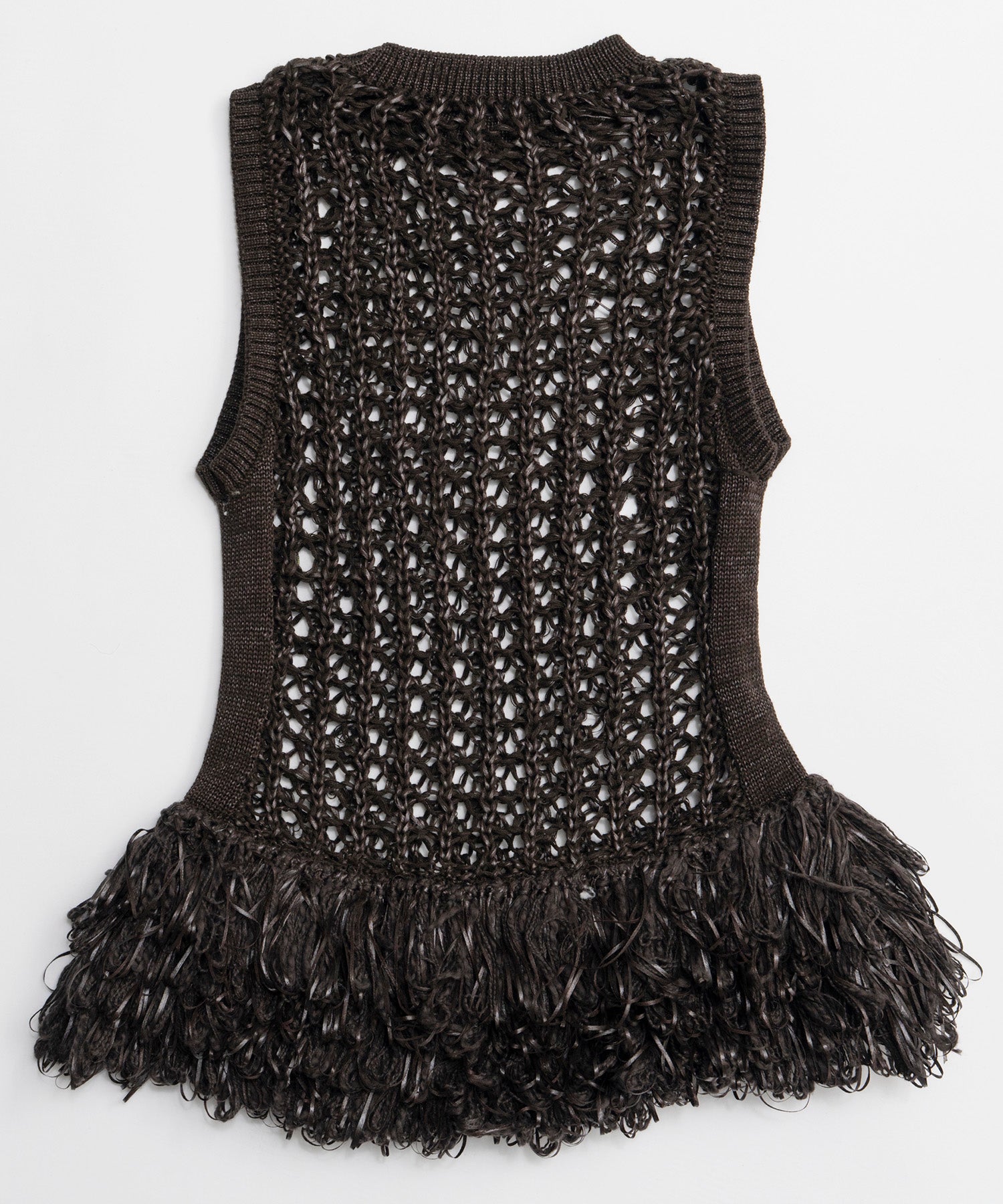 [26SPRING PRE-ORDER]프린지 메쉬 조끼