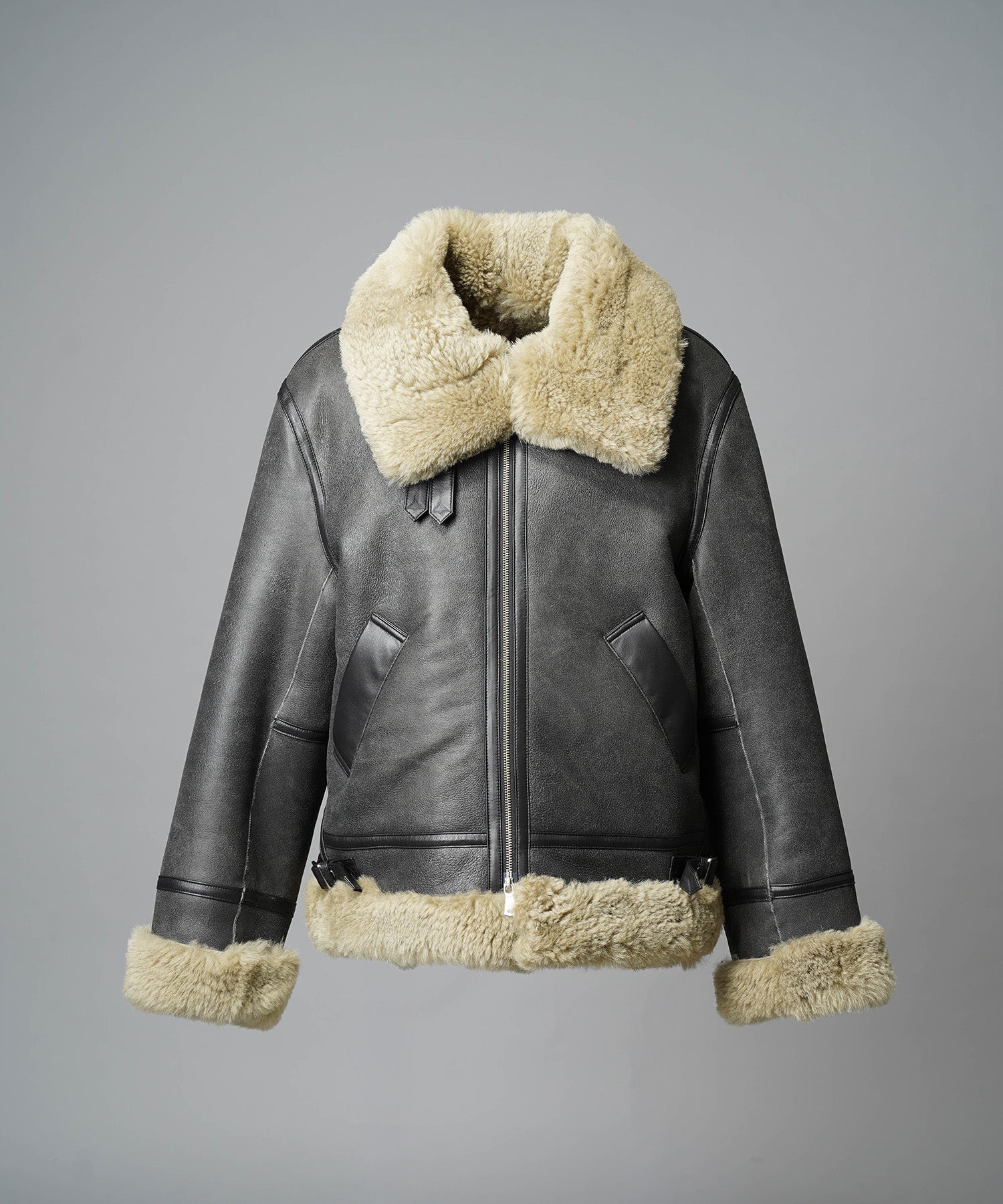 [25AW PRE-ORDER] B-3 Fake Mouton Jacket