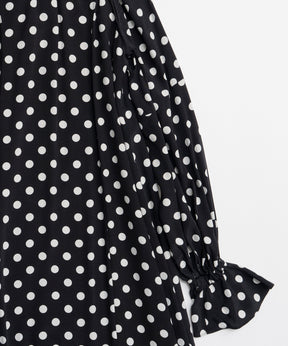 【26SPRING PRE-ORDER】2WAY Sleeve Dot One-Piece