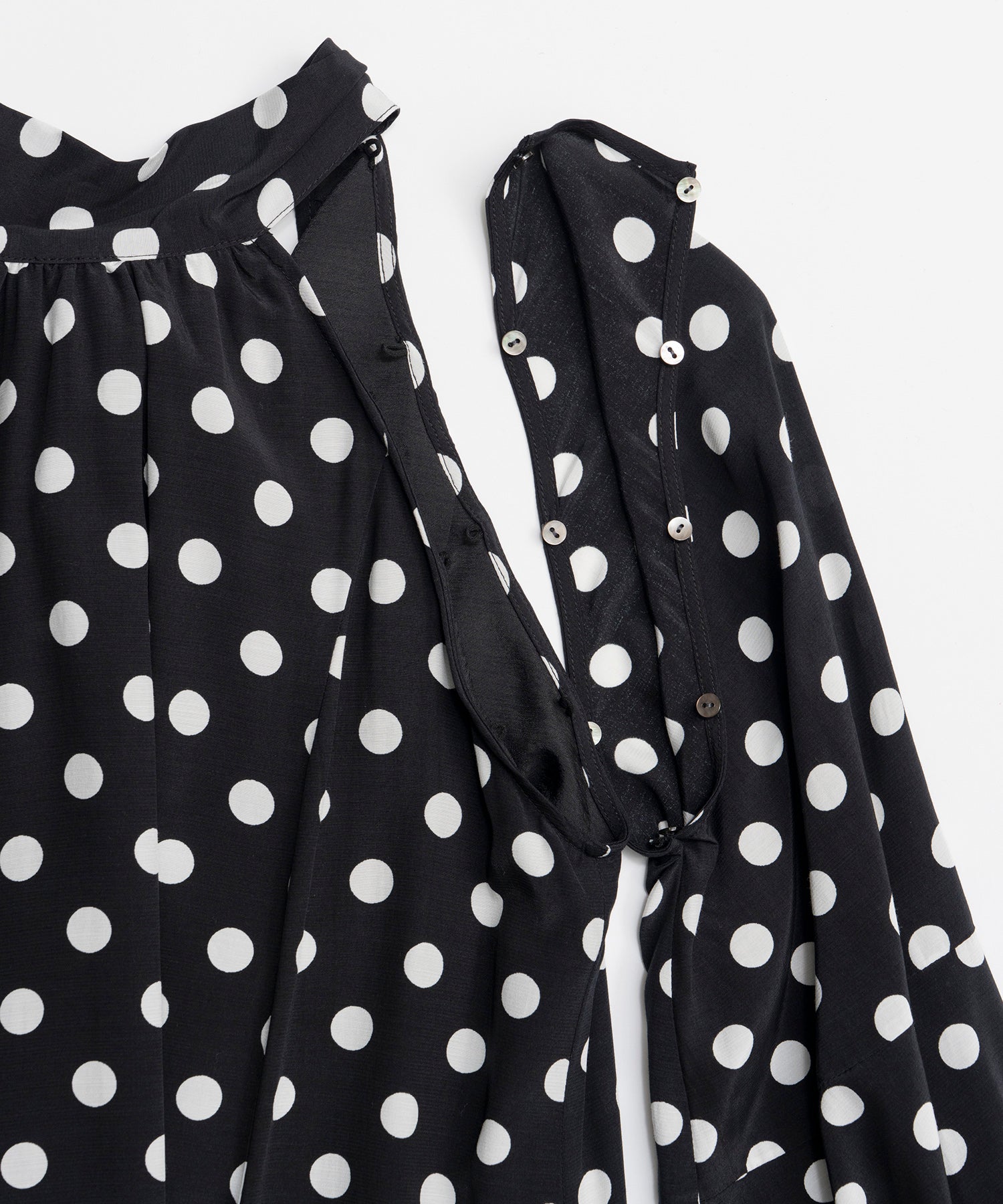 【26SPRING PRE-ORDER】2WAY Sleeve Dot One-Piece
