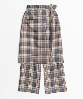 【26AUTUMN PRE-ORDER】Zipper Skirt Set Pants