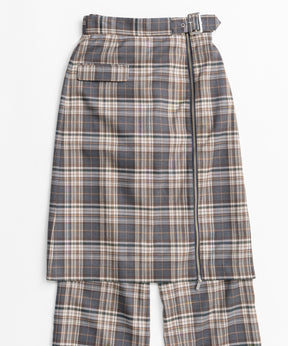 【26AUTUMN PRE-ORDER】Zipper Skirt Set Pants
