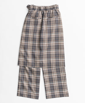 【26AUTUMN PRE-ORDER】Zipper Skirt Set Pants