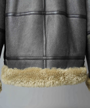 [25AW PRE-ORDER] B-3 Fake Mouton Jacket
