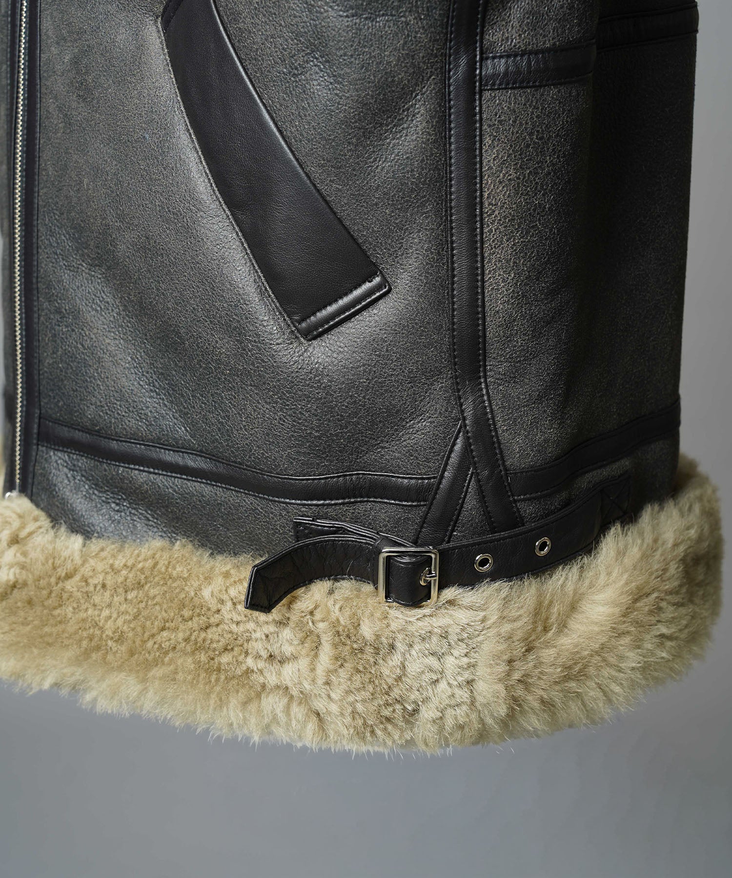 [25AW PRE-ORDER] B-3 Fake Mouton Jacket