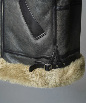 [25AW PRE-ORDER] B-3 Fake Mouton Jacket