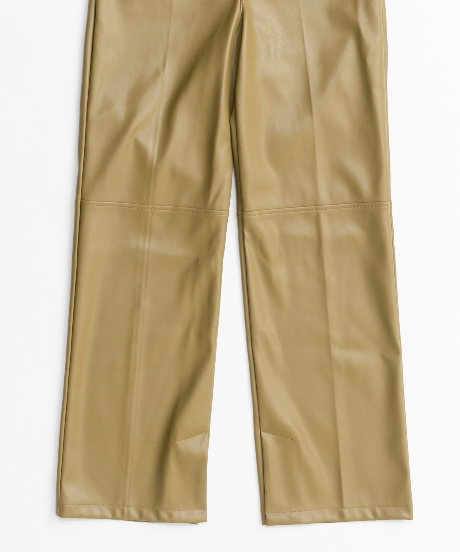 【26AUTUMN PRE-ORDER】Straight Vegan Leather Pants