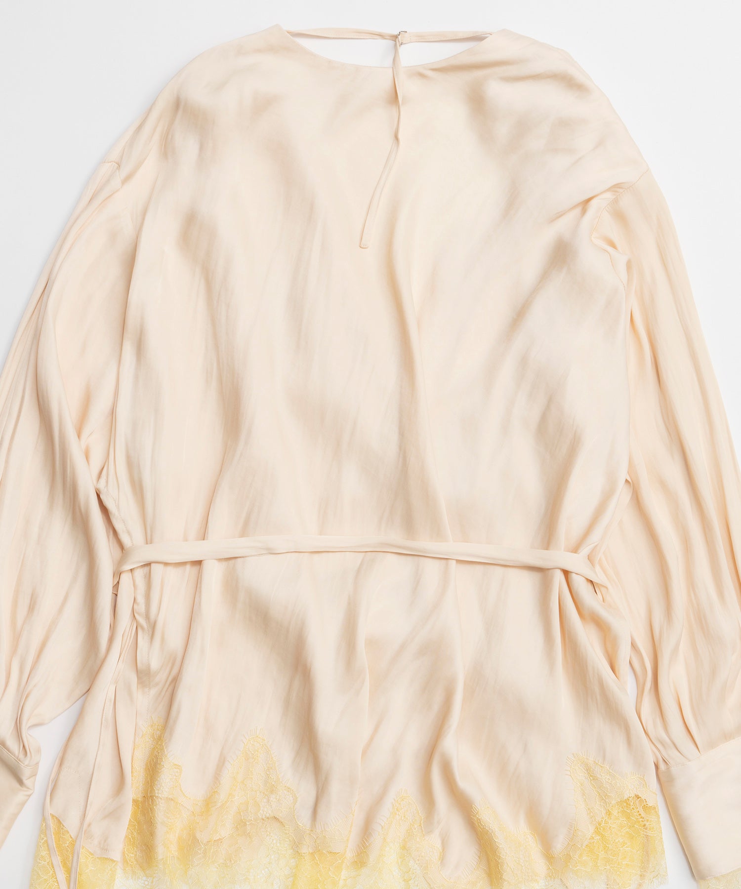 【26SPRING PRE-ORDER】Lace Combo Drape Shirt