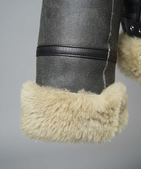 [25AW PRE-ORDER] B-3 Fake Mouton Jacket