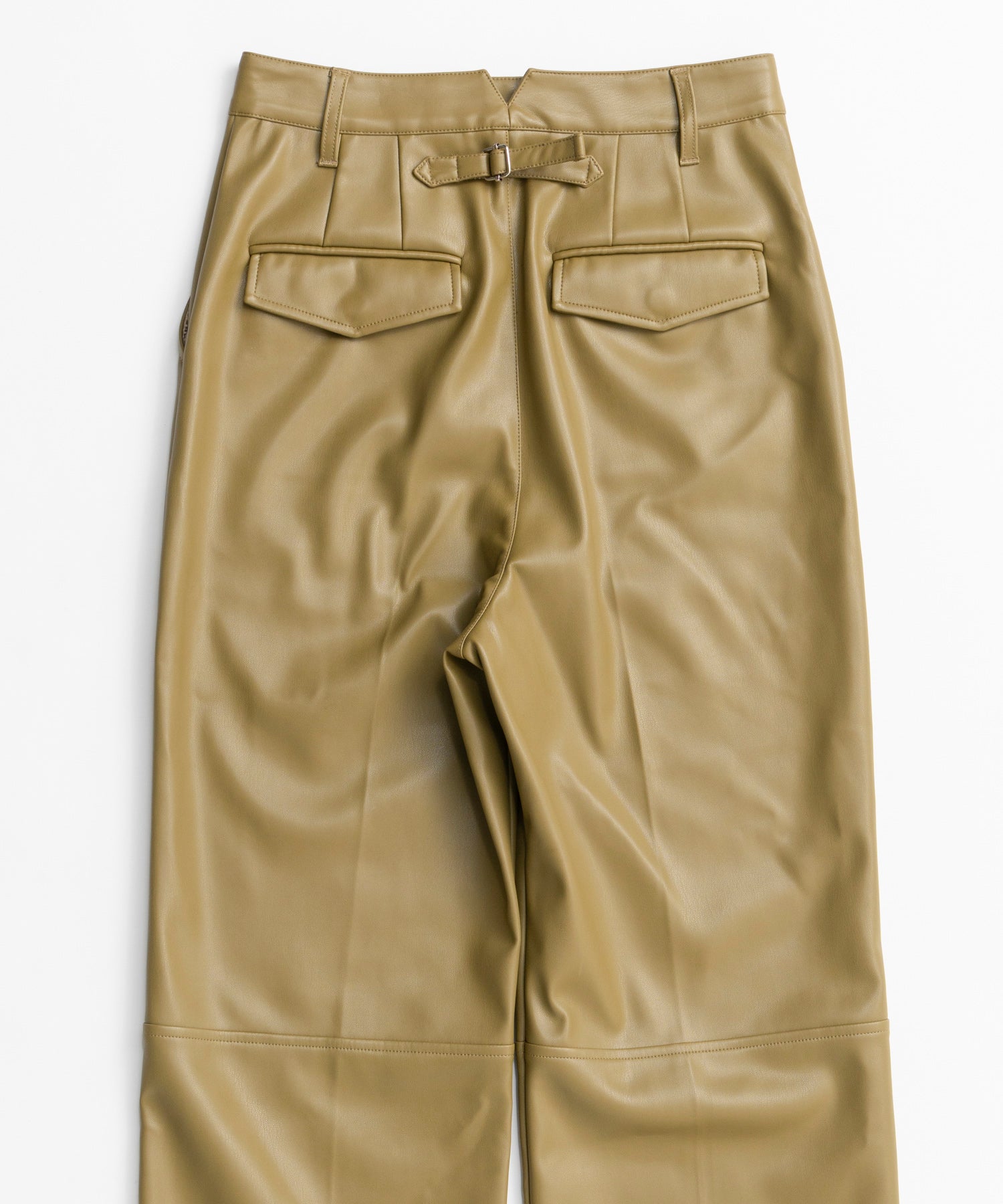 【26AUTUMN PRE-ORDER】Straight Vegan Leather Pants