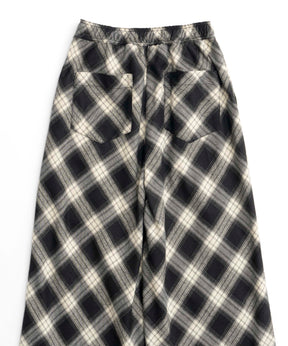 [24Autumn PRE-ORDER] Random Checkered Easy Wide Pants