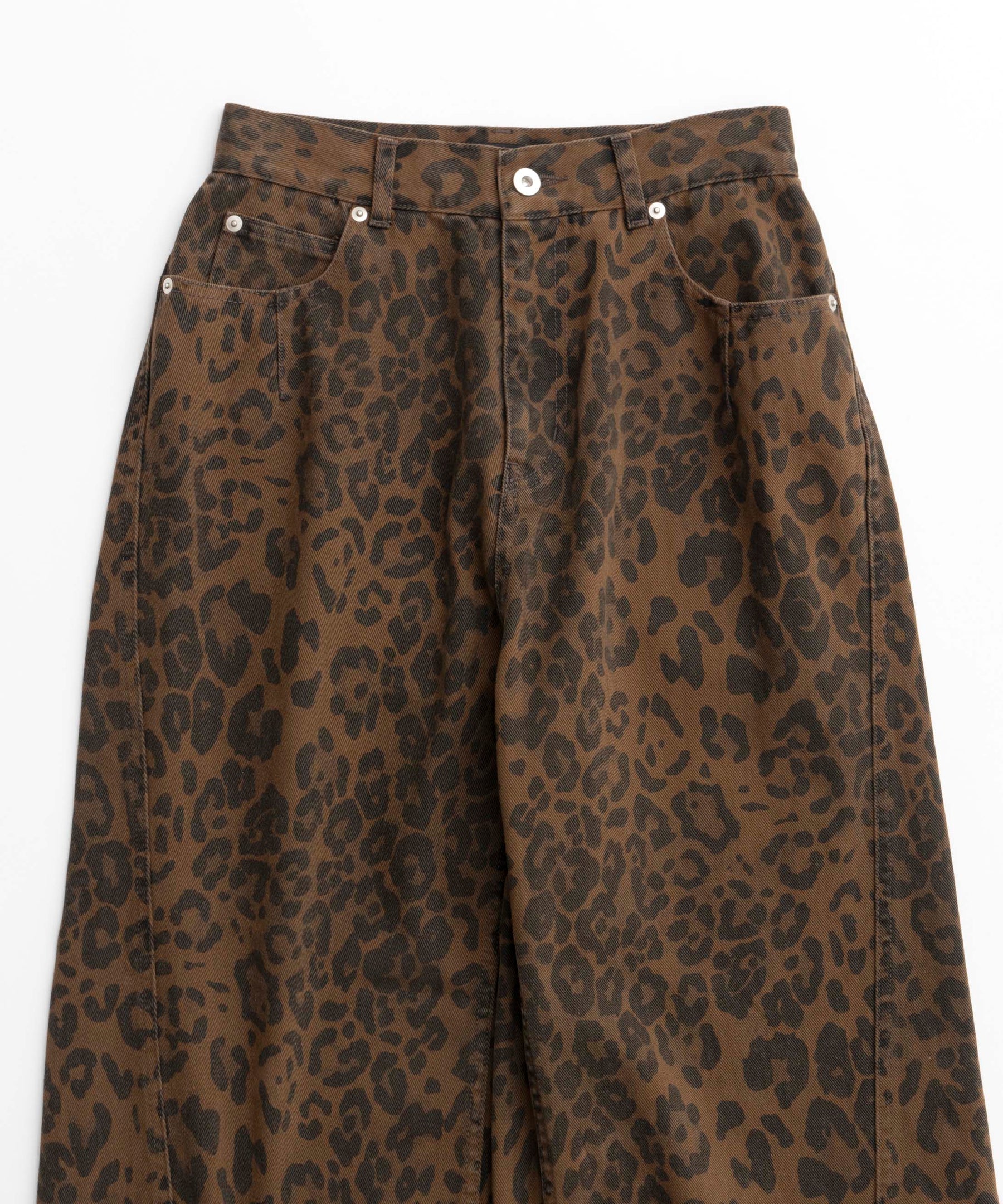 [24Autumn PRE-ORDER] Leopard Wide Strait Pants