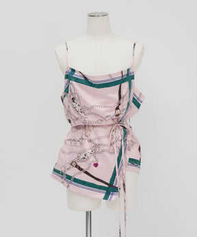 [2026Summer PRE-ORDER] Chain-Pattern Scarf TOPS