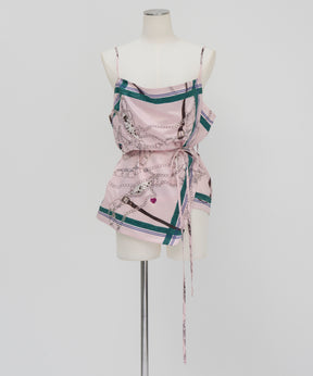 [2026Summer PRE-ORDER] Chain-Pattern Scarf TOPS