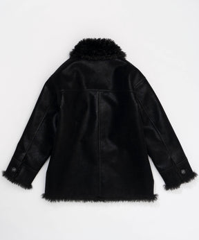 [24winter Pre-Order] Vegan Leather Mouton Blouson