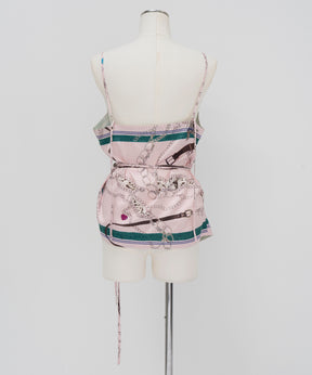 [2026Summer PRE-ORDER] Chain-Pattern Scarf TOPS