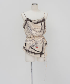 [2026Summer PRE-ORDER] Chain-Pattern Scarf TOPS