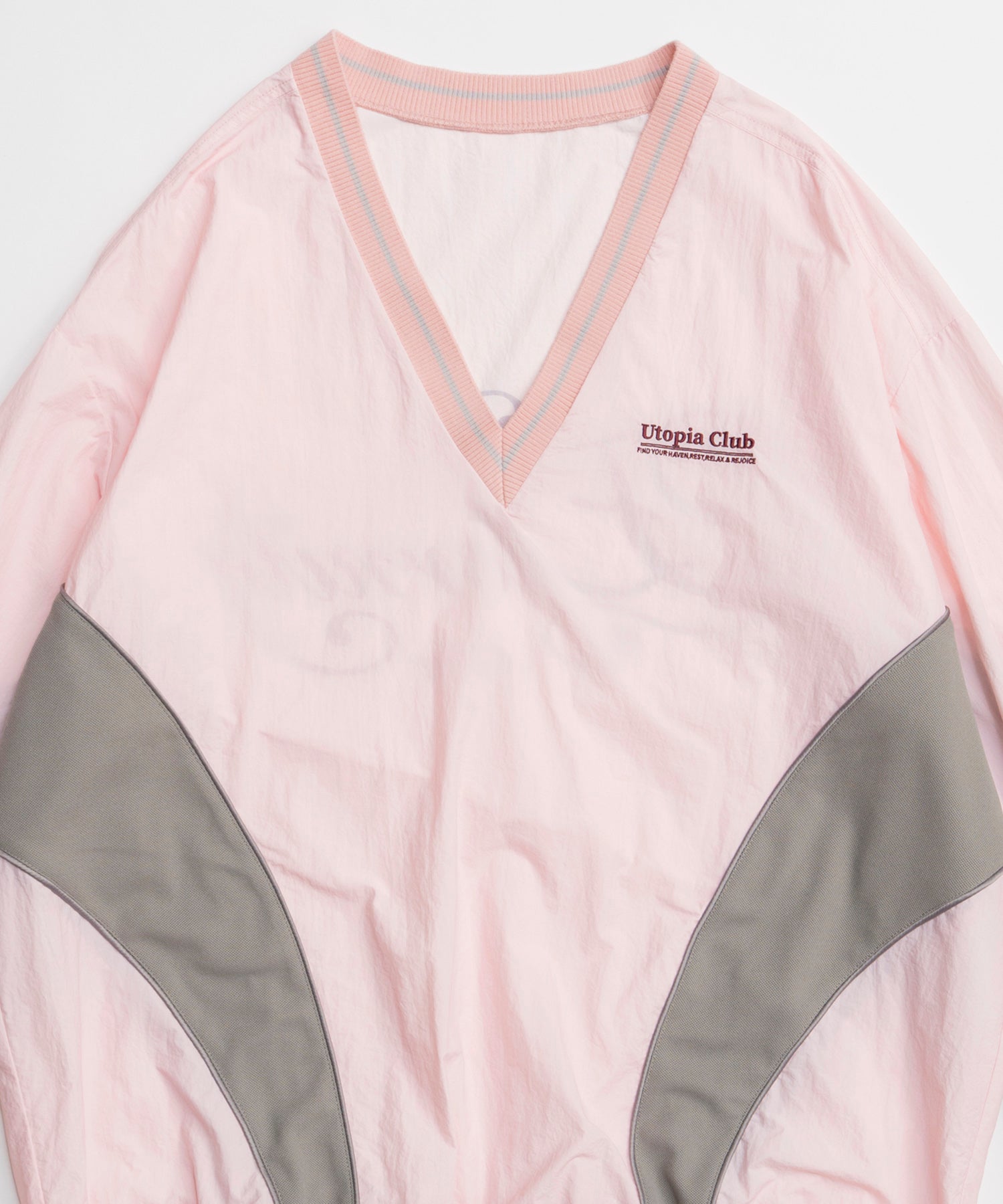 【26SPRING PRE-ORDER】Striped Print V-Neck Tops