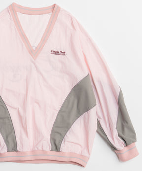 【26SPRING PRE-ORDER】Striped Print V-Neck Tops