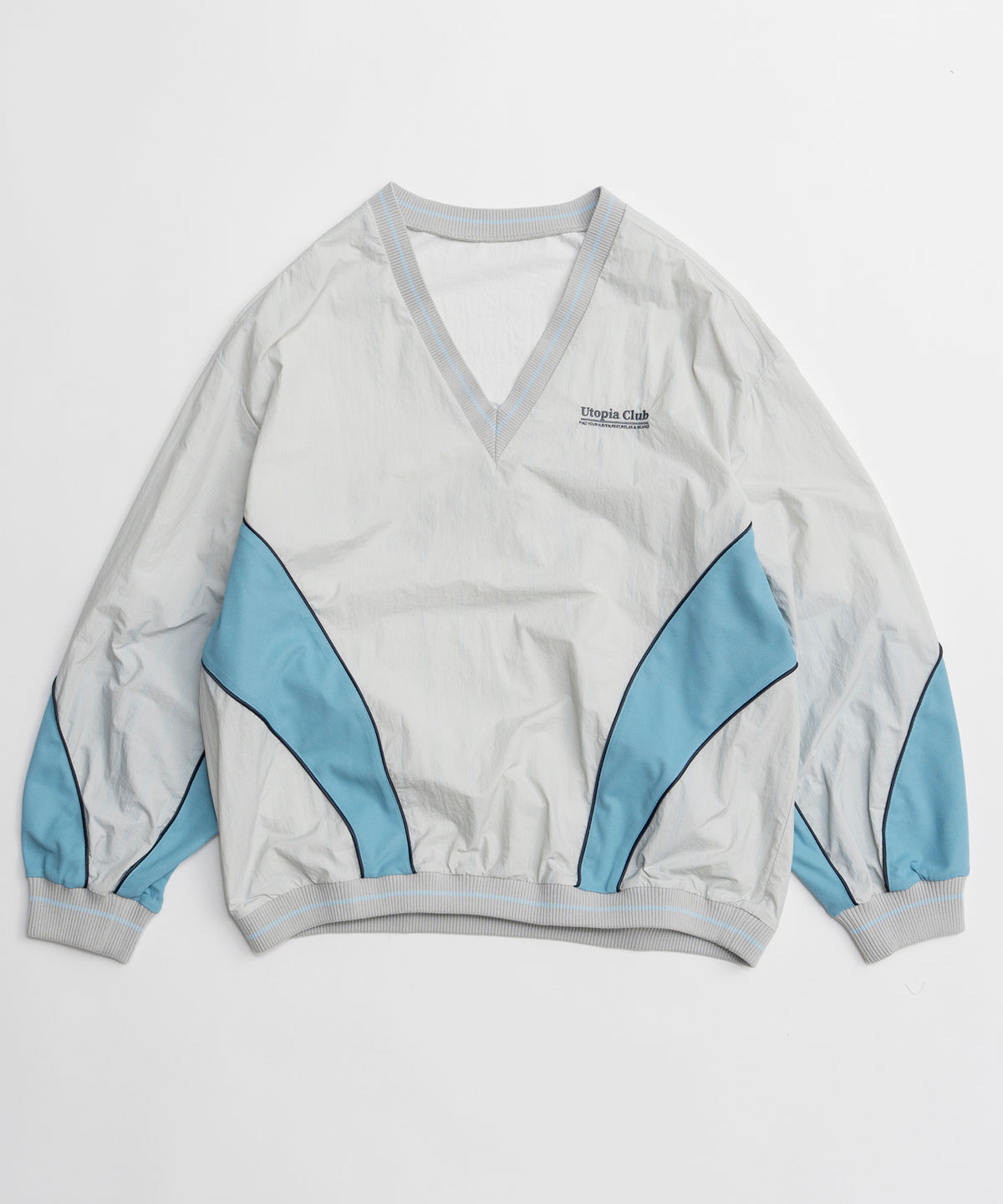 【26SPRING PRE-ORDER】Striped Print V-Neck Tops