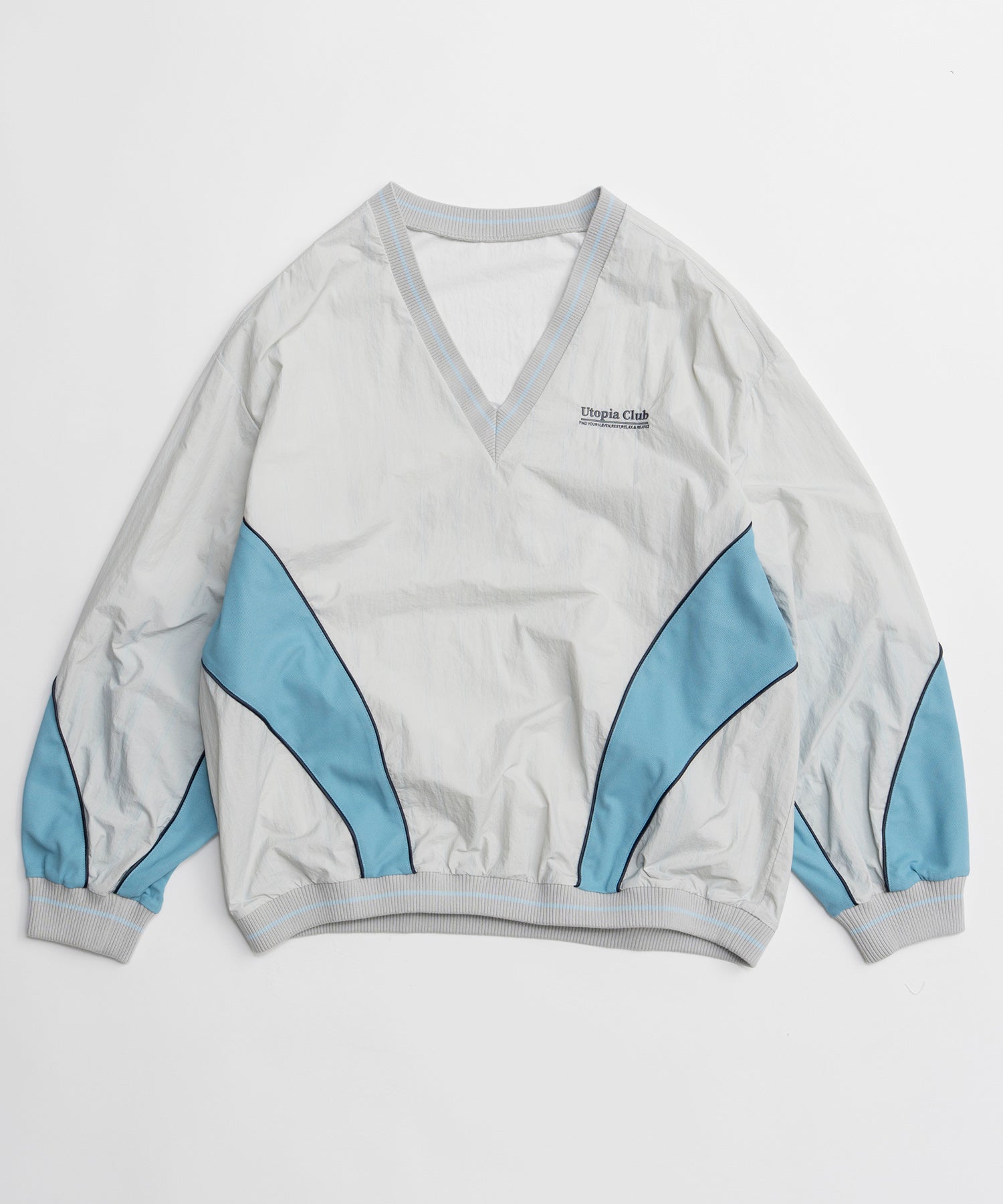 【26SPRING PRE-ORDER】Striped Print V-Neck Tops