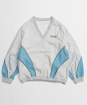 【26SPRING PRE-ORDER】Striped Print V-Neck Tops