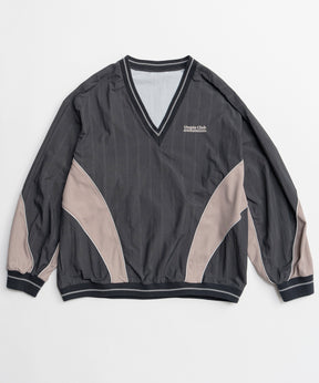 【26SPRING PRE-ORDER】Striped Print V-Neck Tops