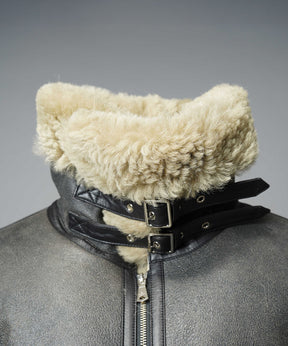 [25AW PRE-ORDER] B-3 Fake Mouton Jacket