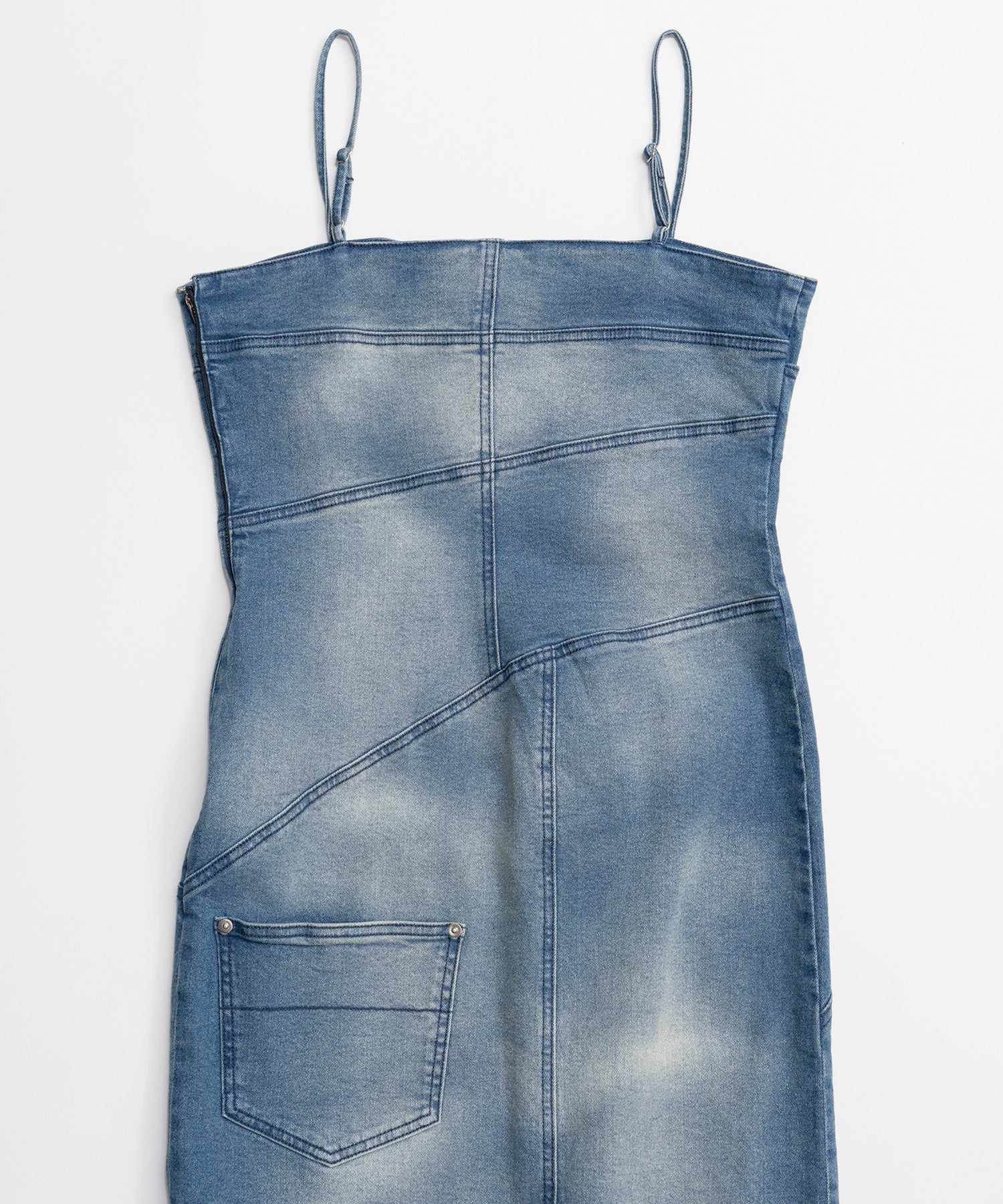 [26SPRING PRE-ORDER] 프릴 데님 드레스