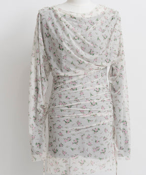 【26AUTUMN PRE-ORDER】Sheer Layered Drape Top