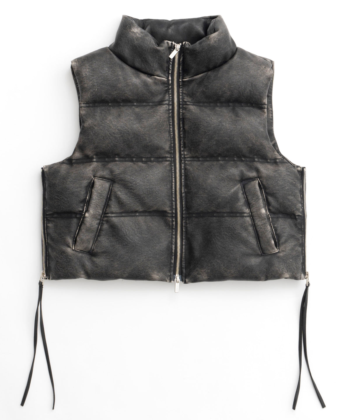 【24AUTUMN PRE-ORDER】Multi Fabric Puffer Vest