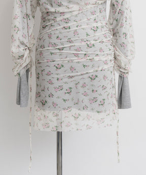 【26AUTUMN PRE-ORDER】Sheer Layered Drape Top